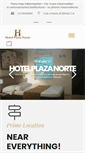 Mobile Screenshot of hotelplazanorte.com